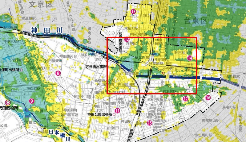 千代田区ハザードマップ
